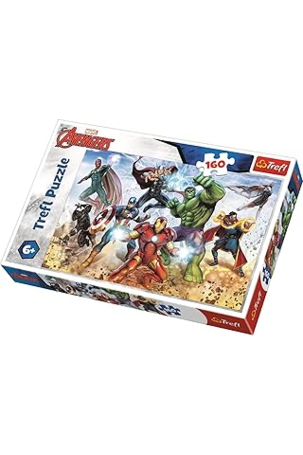 karadağsb Trefl 916 15368 Dünyayı Kurtarmaya Hazır Marvel Avengers Ea 160 Parça, 6+ Yaş İçin 160 Adet, Renkli