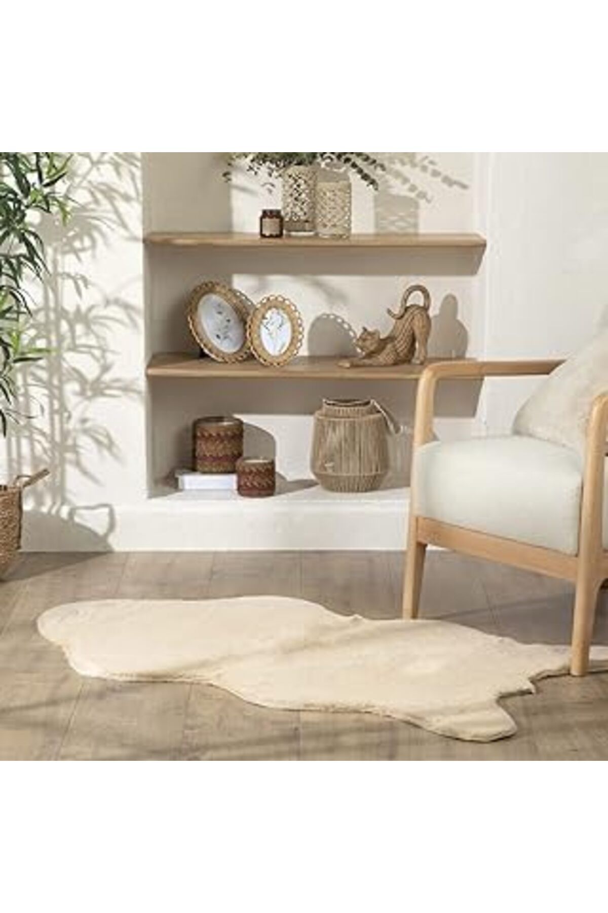 Pazarcan English Home Soft Touch Rabbit Peluş Post Bej