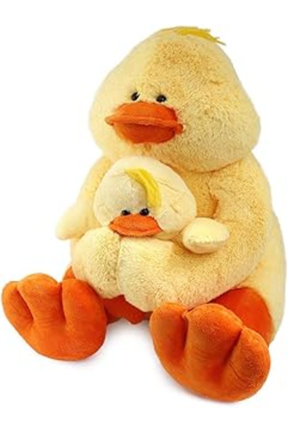 karadağsb Neco Plush Peluş Oyuncak, Yavrulu Ördek, 60 Cm