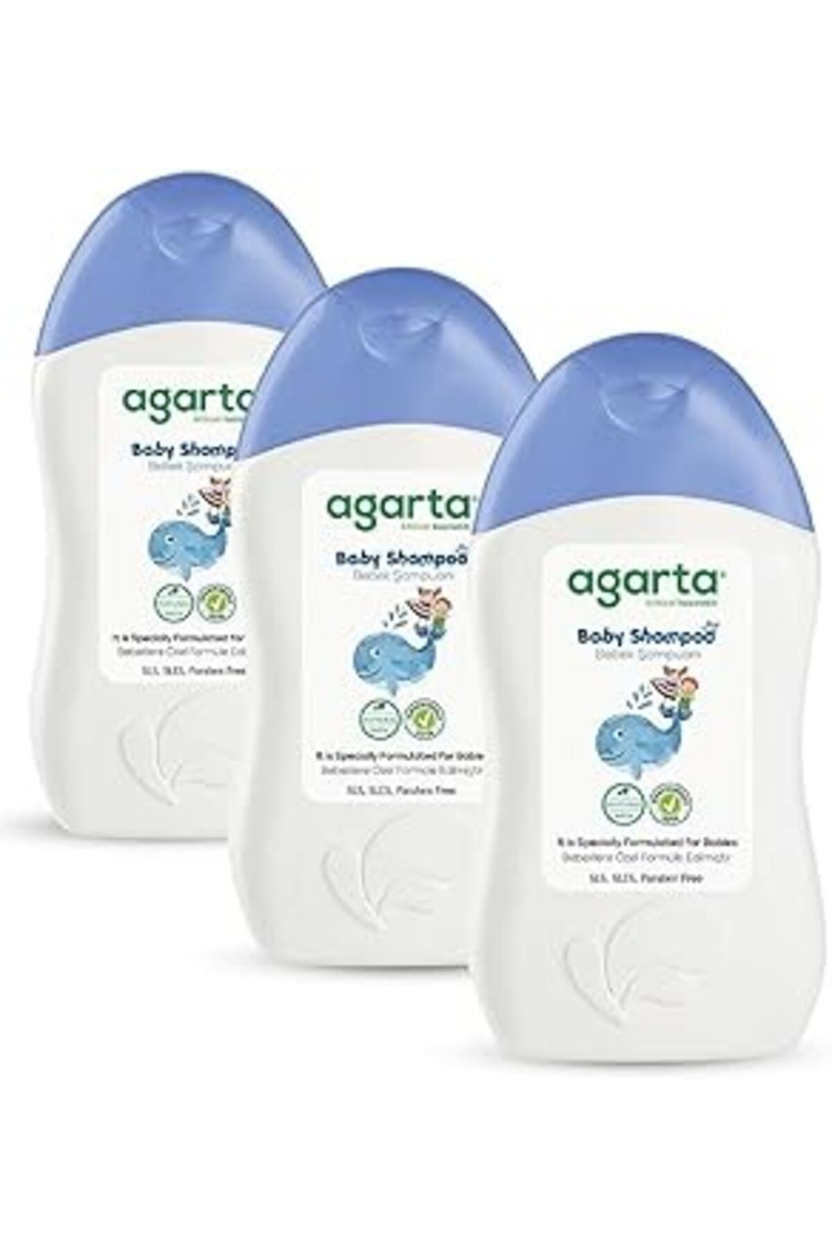 Mu Art Ahşap 3 Adet Doğal Erkek Bebek Şampuanı 400 Ml