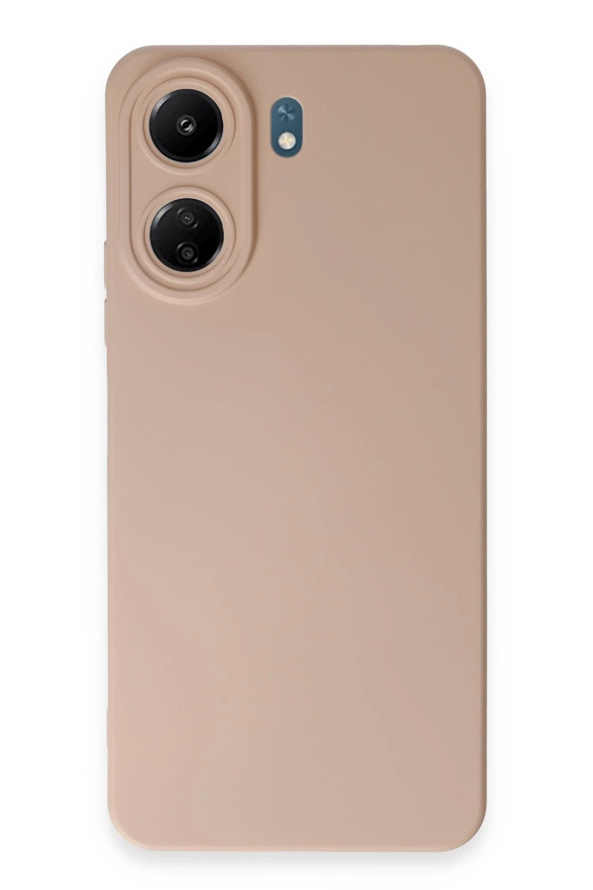 NewFace Xiaomi Redmi 13C Kılıf Nano içi Kadife Silikon  uyumlu  - Pudra YNSMR