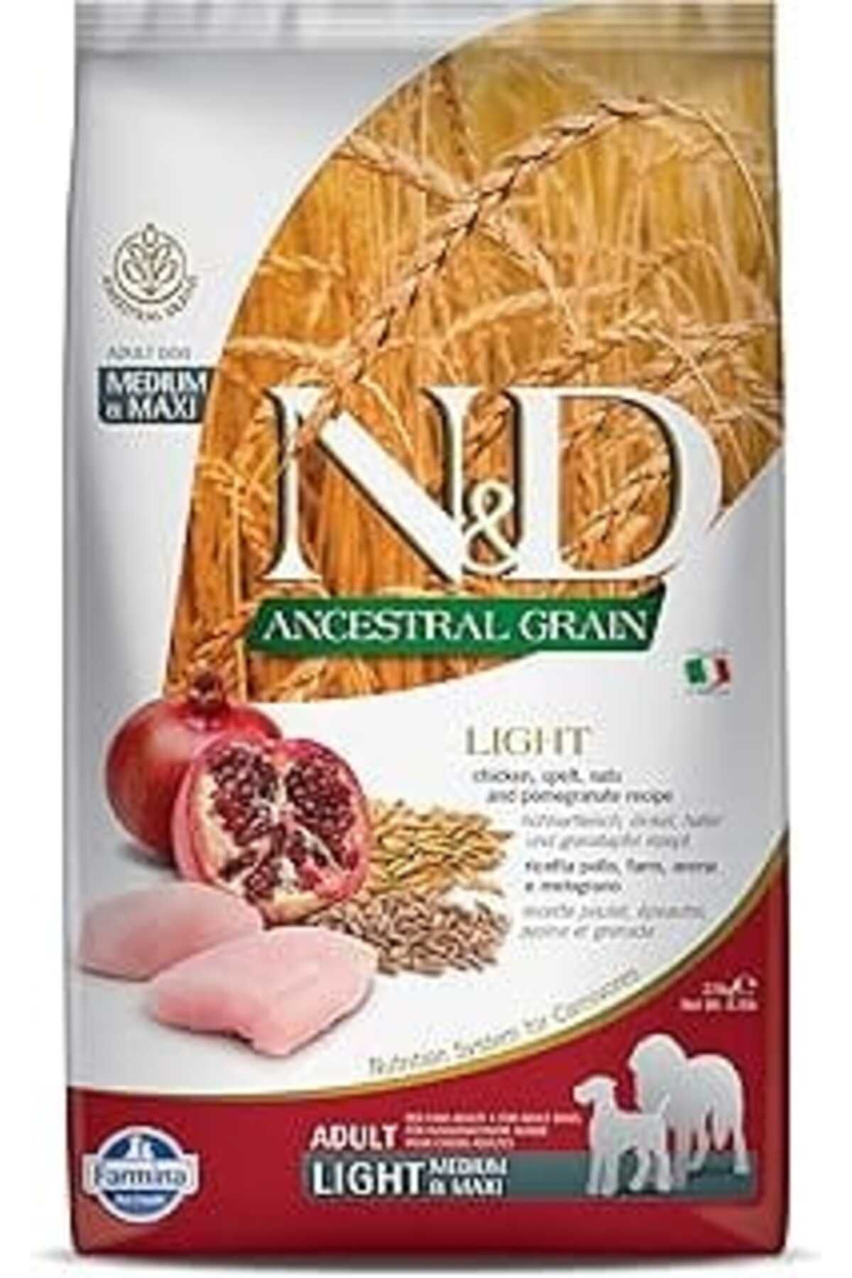 karadağsb Farmina Pet Foods N&D Ancestral Grain Kuru Köpek Maması, Light Tavuk, Kılçıksız Buğday, Yulaf Ve Na