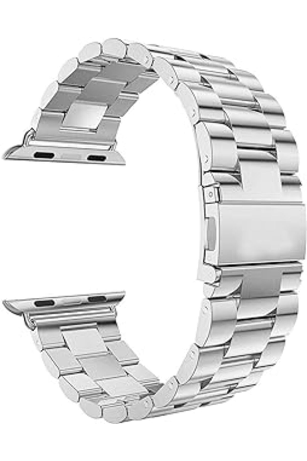 karadağsb Microsonic Apple Watch Se 44Mm Metal Stainless Steel Kordon (Apple Watch Se 44Mm Ile Uyumlu Kordon,