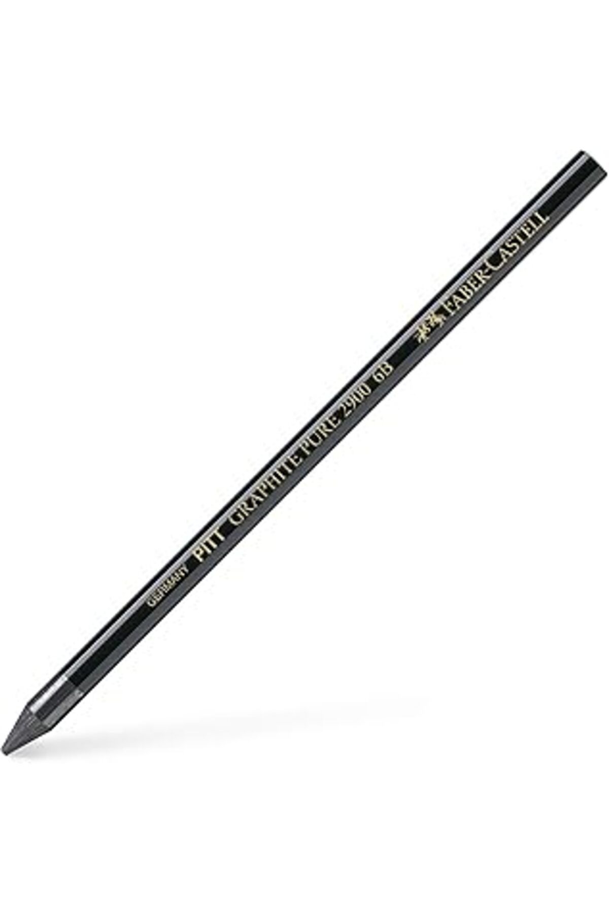 Hepta Collection Faber-Castell Pitt Monochrome Grafit Kurşun Kalem, 6B, Siyah