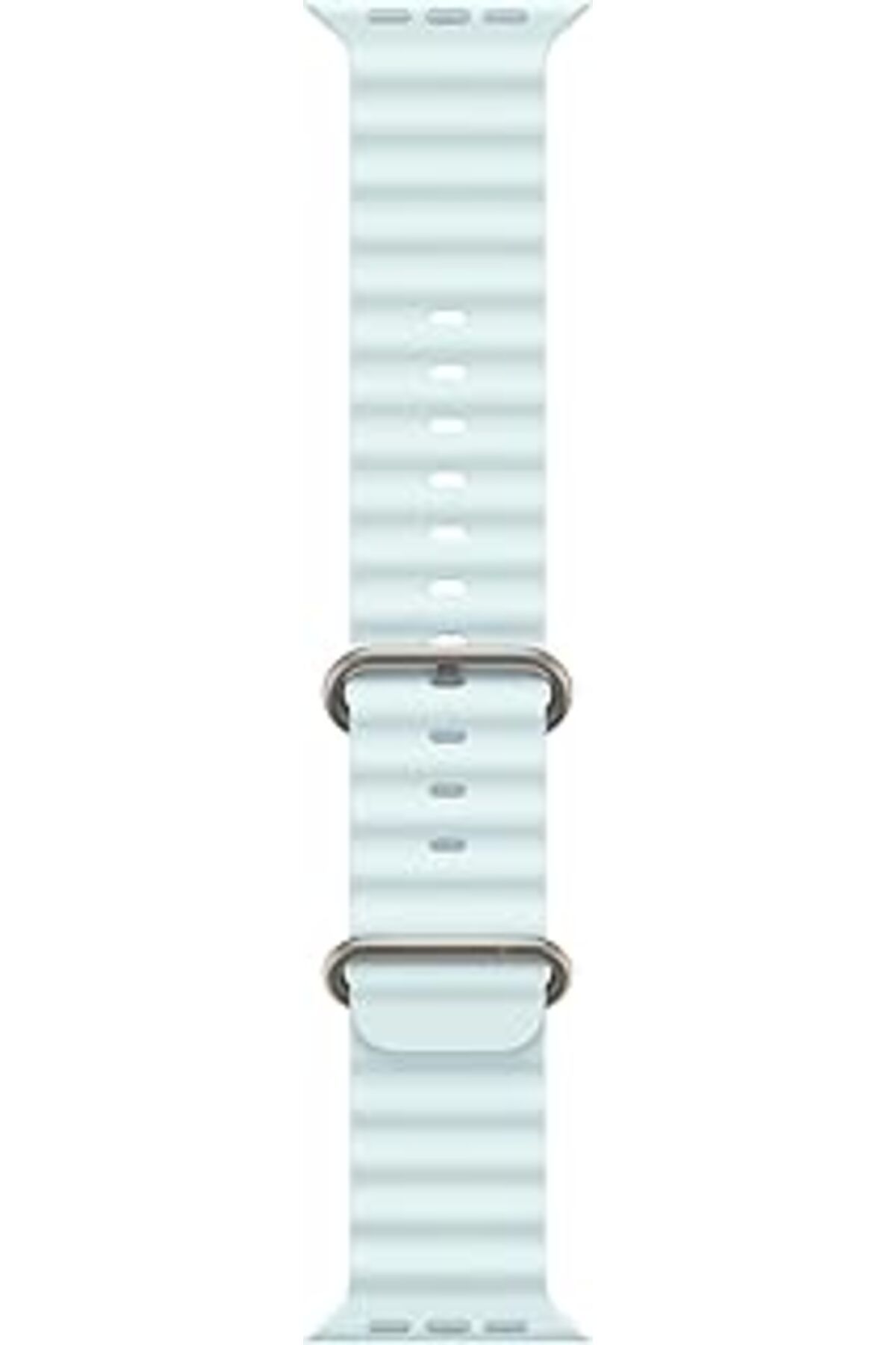 karadağsb Apple Watch Band - Ocean Band - 49 Mm - Kristal Mavi - One Size