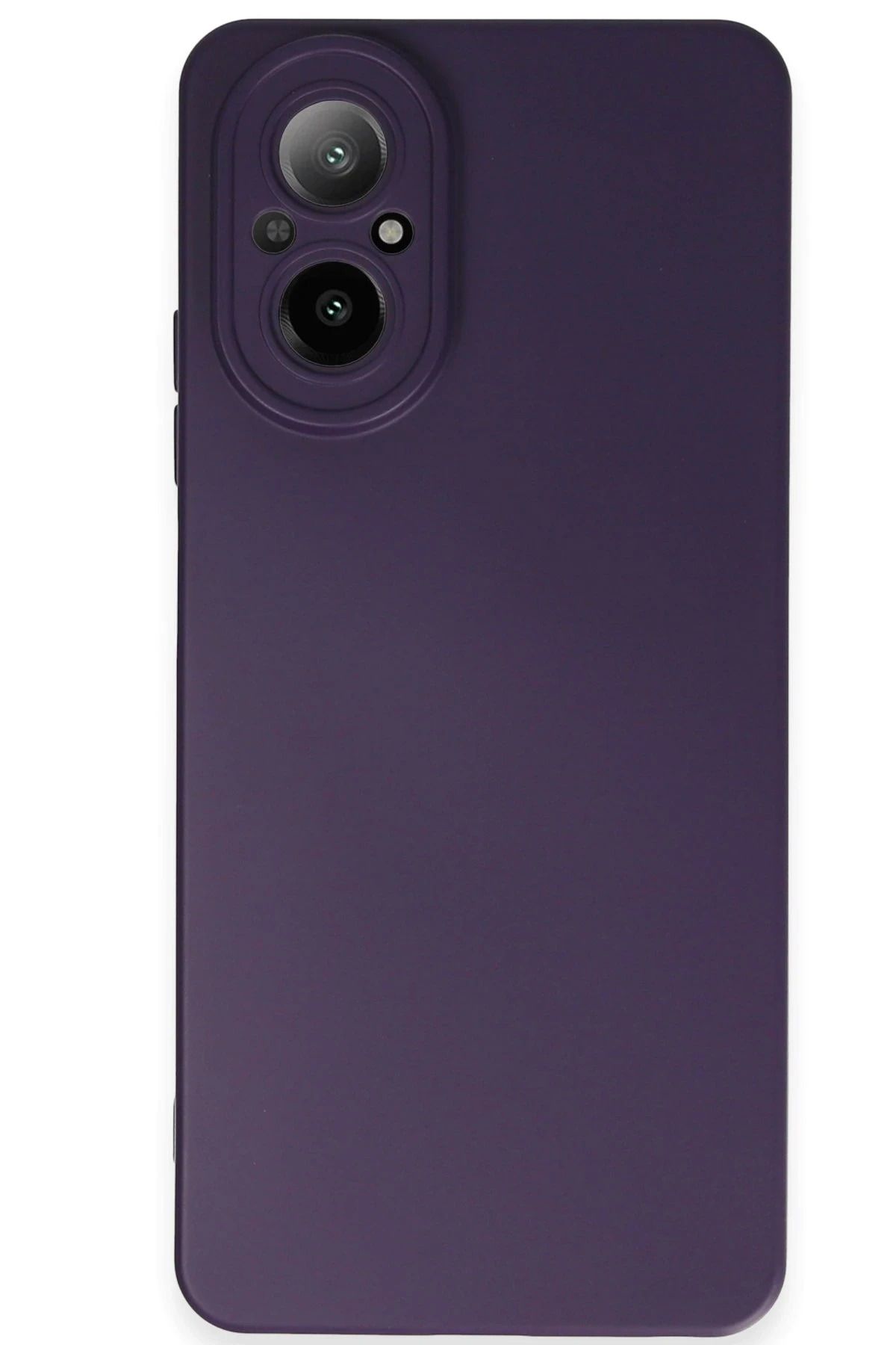 NewFace Realme 12 Lite Kılıf Nano içi Kadife Silikon   uyumlu - Mor YNSMR