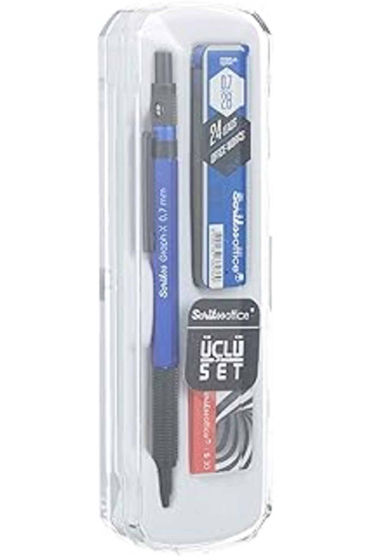 DENİZBİLİŞİM Scrikss Office Graphx 3'Lü Set Versatil Kalem 0.7 Mm Mavisilgimin 0.7 Mm