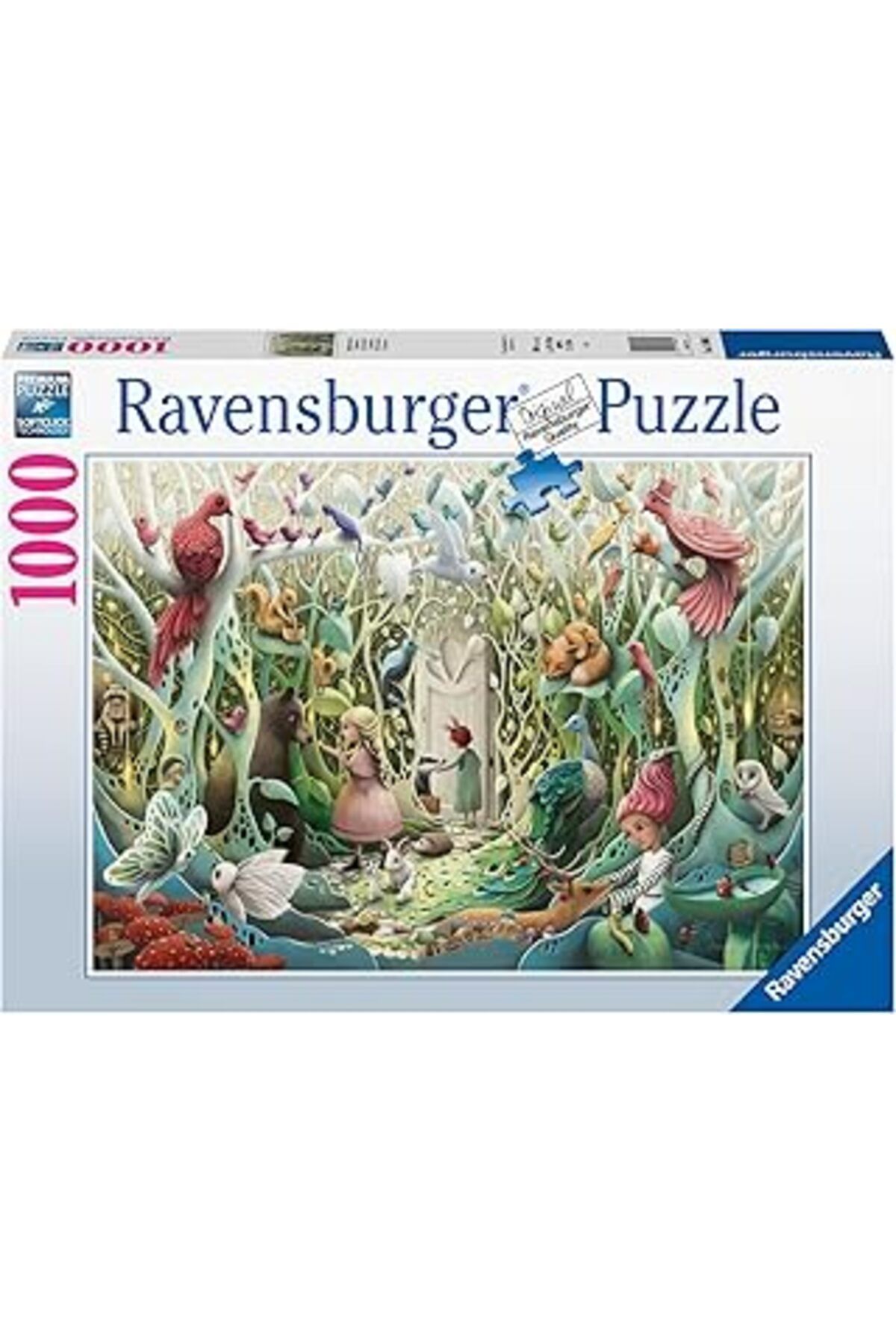 karadağsb Ravensburger 168064 Gizli Bahçe Yetişkin Puzzle, 1000 Parça, Çok Renkli