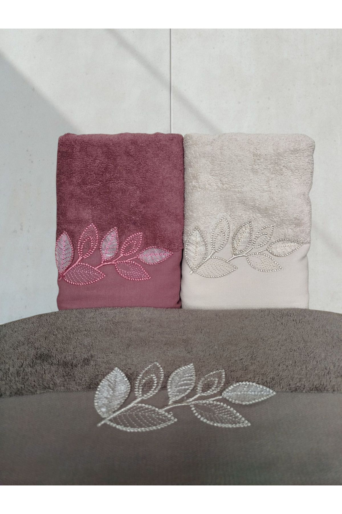 Nurpak Pırıltı 3 lü 50x90 cm El Yüz Havlusu