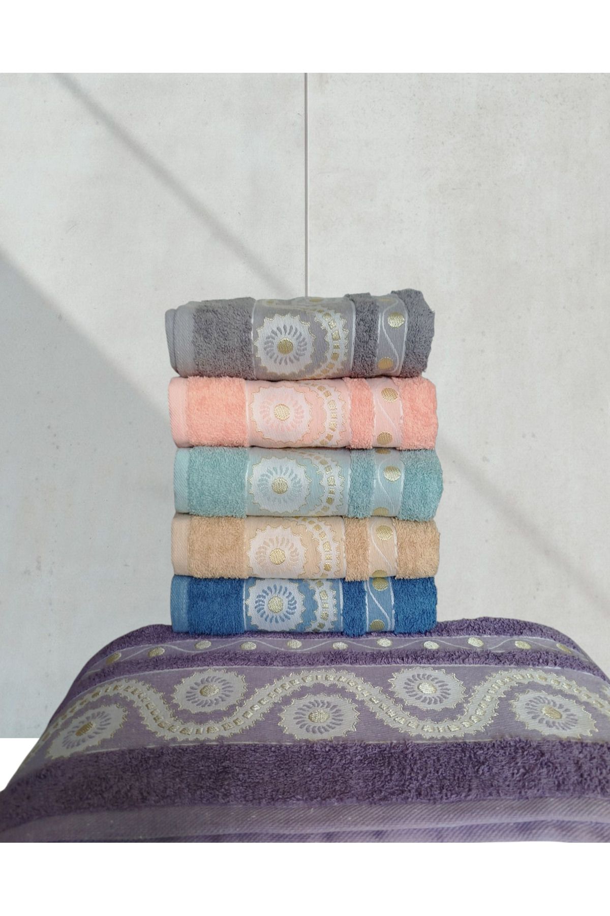 denizli hatırası 6 Adet 50x90 cm El Yüz Havlusu