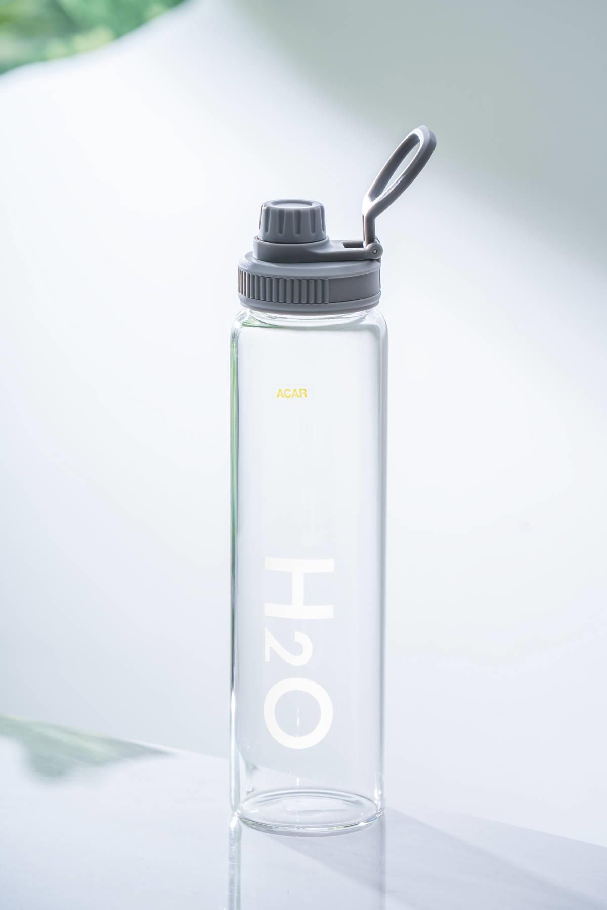 ACAR Motiva Gri Cam Su Matarası - 1000 ml