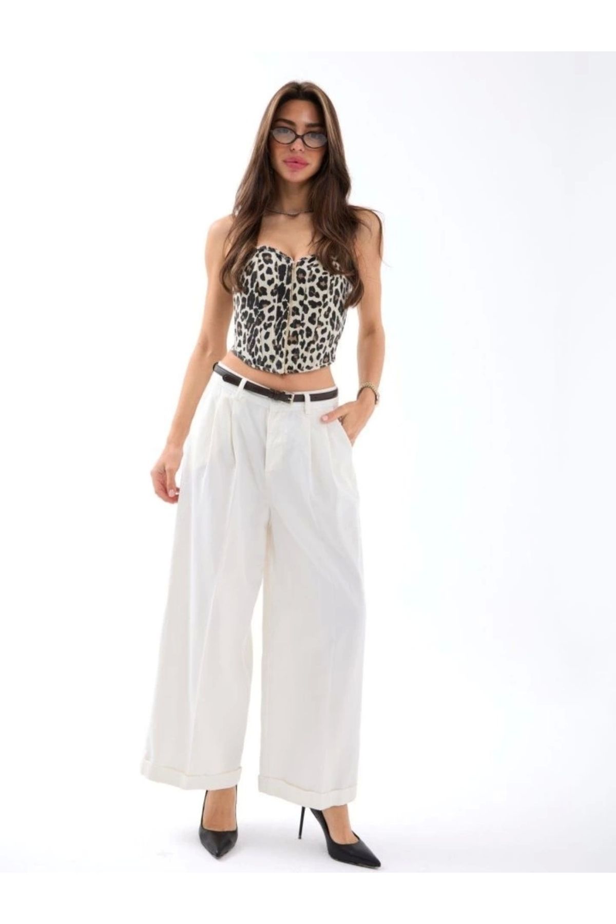 Butik 7396 PANTOLON-EKRU