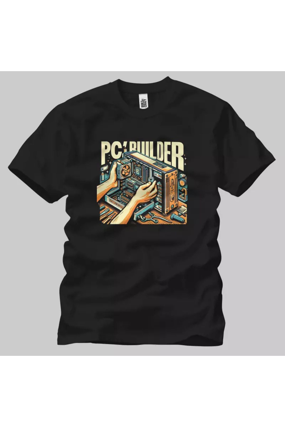 Built By Crazy Pc Builder Unisex Tişört