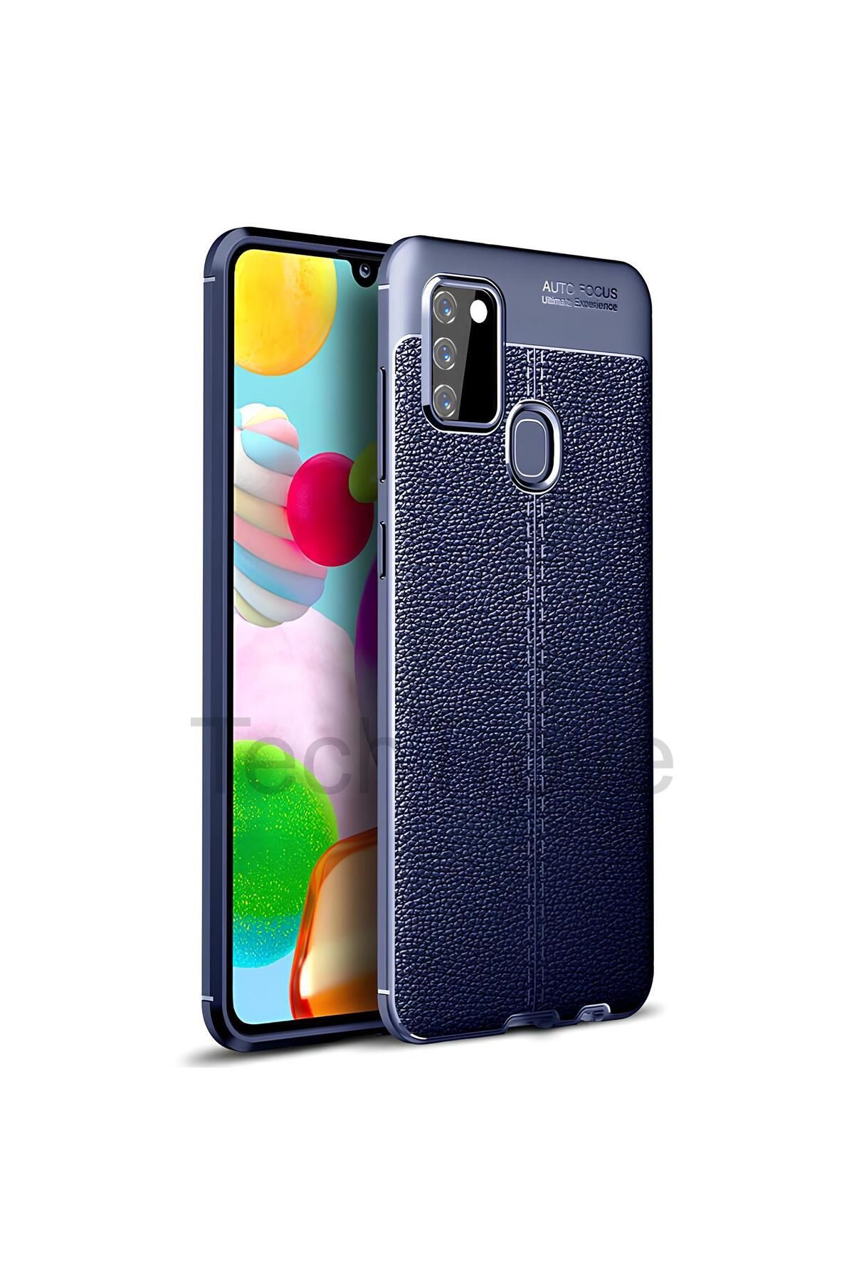 TechTrove Samsung Galaxy A21S Kılıf Deri Extra Korumalı Slikon Kapak