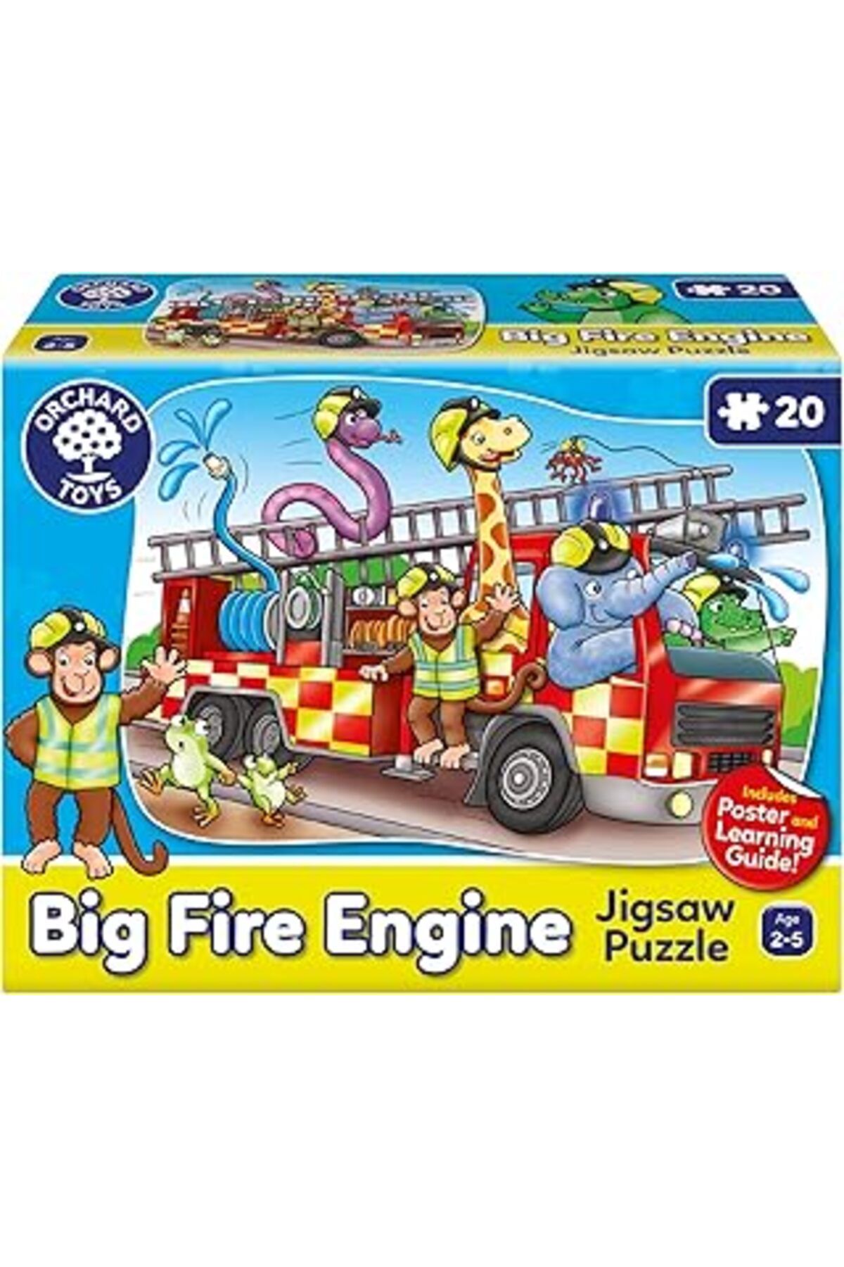karadağsb Orchard Toys Big Fire Engine - Yeni Tasarım 2-5 Yaş
