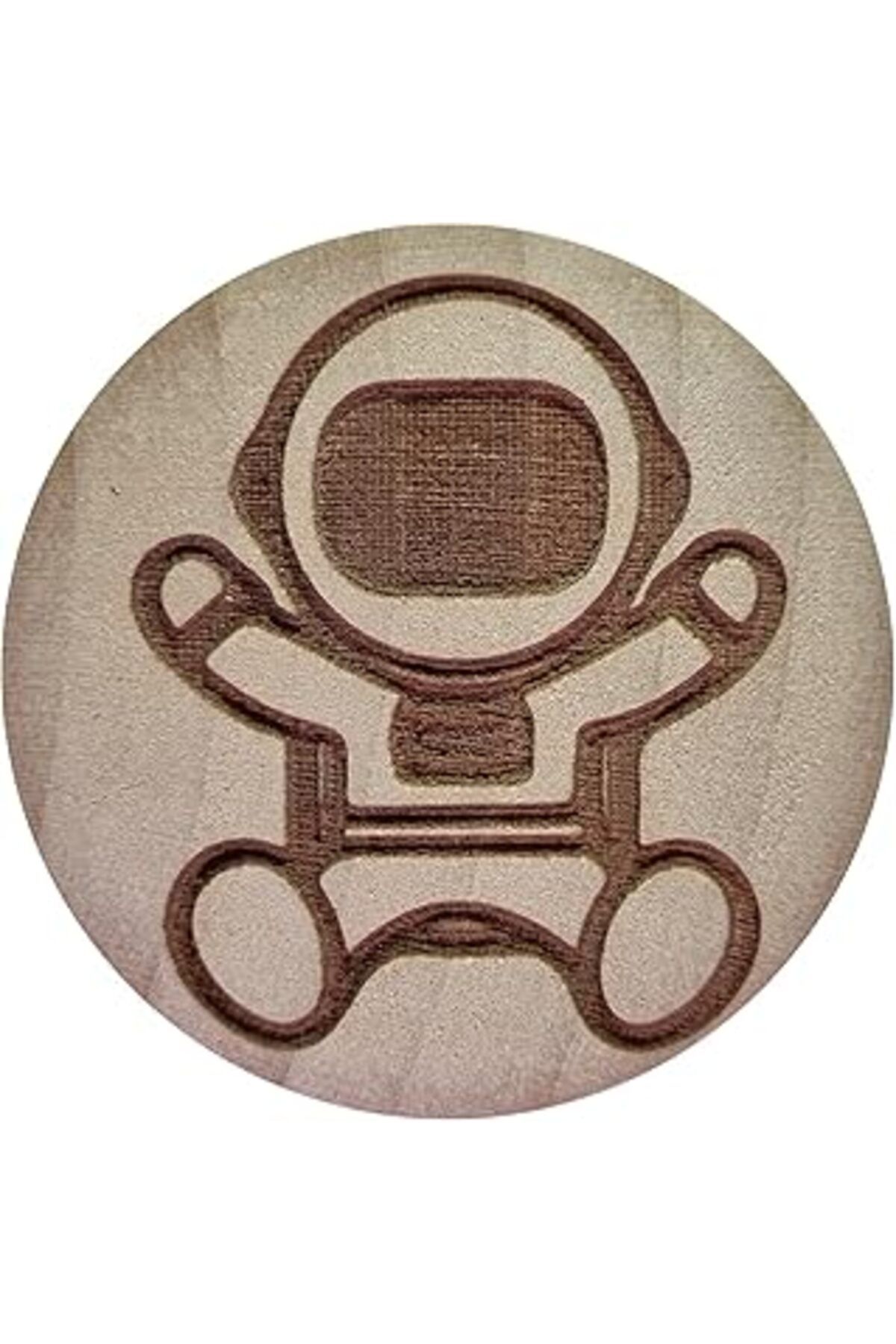 Mu Art Ave Home Ahşap Mobilya Kulp 3.8 Cm Astronot Desenli Çekmece Kulpu