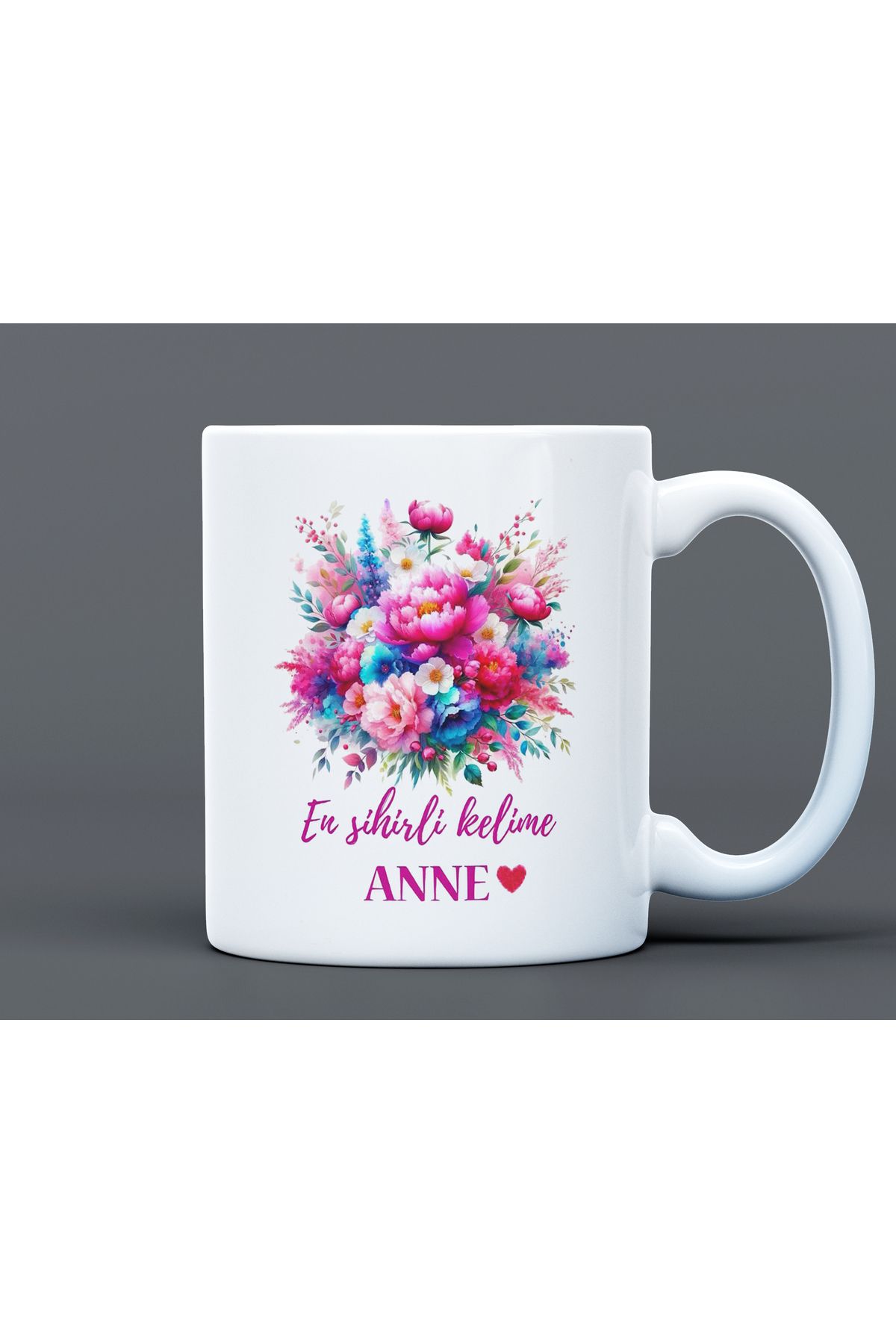 AA Shop Anneler Günü Hediye Büyük Boy Porselen Kupa Bardak