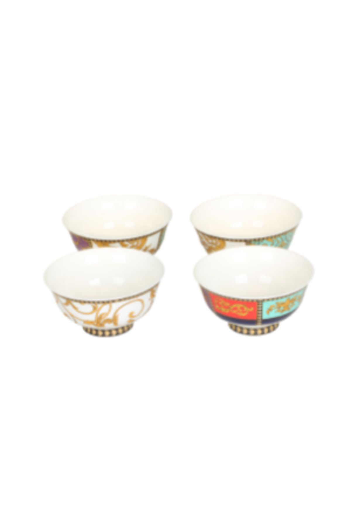 Lucky Art Valencıa Bone 4Lu Kase Setı 12Cm