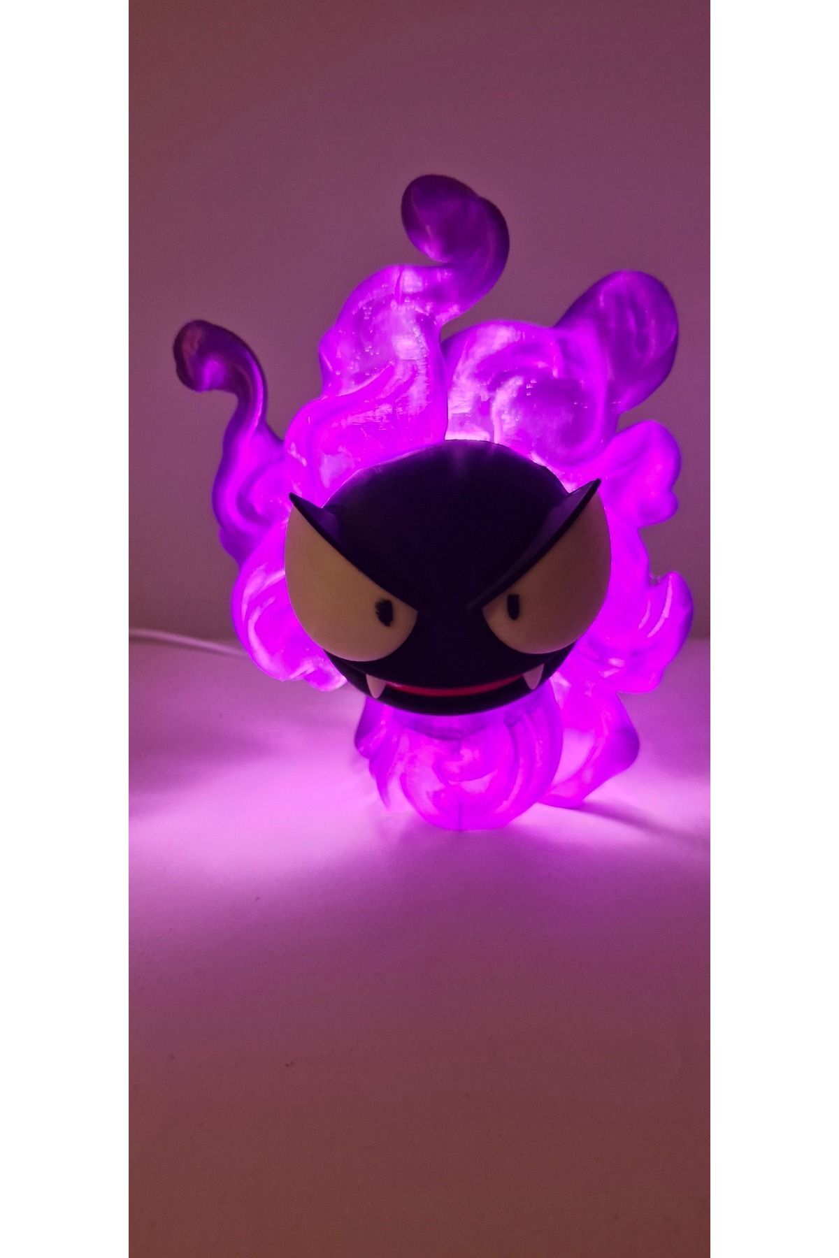 SerenityHaven pokemon gastly ghost usb gece lambası