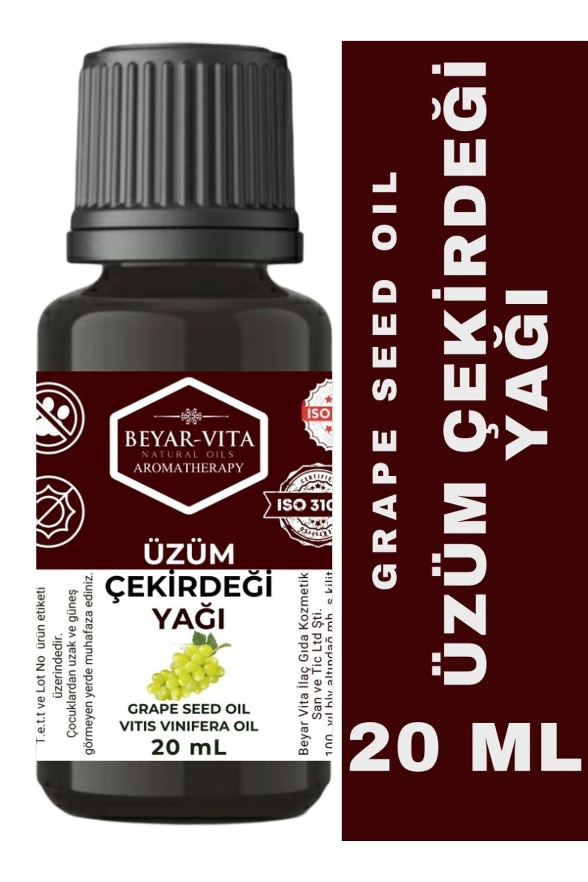 BEYARVİTA Üzüm çekirdeği yağı 20 ml
