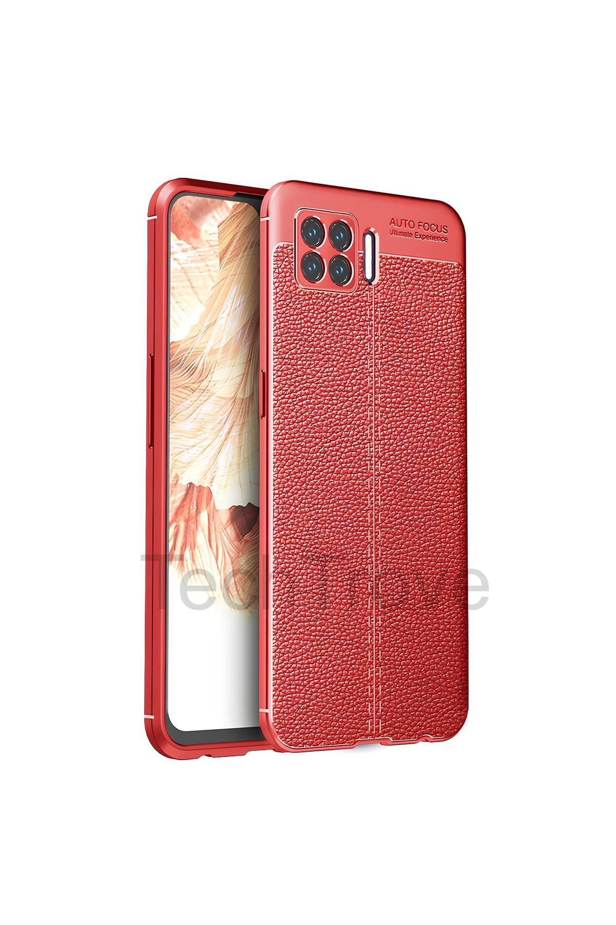 TechTrove Oppo A73 Kılıf Deri Extra Korumalı Slikon Kapak