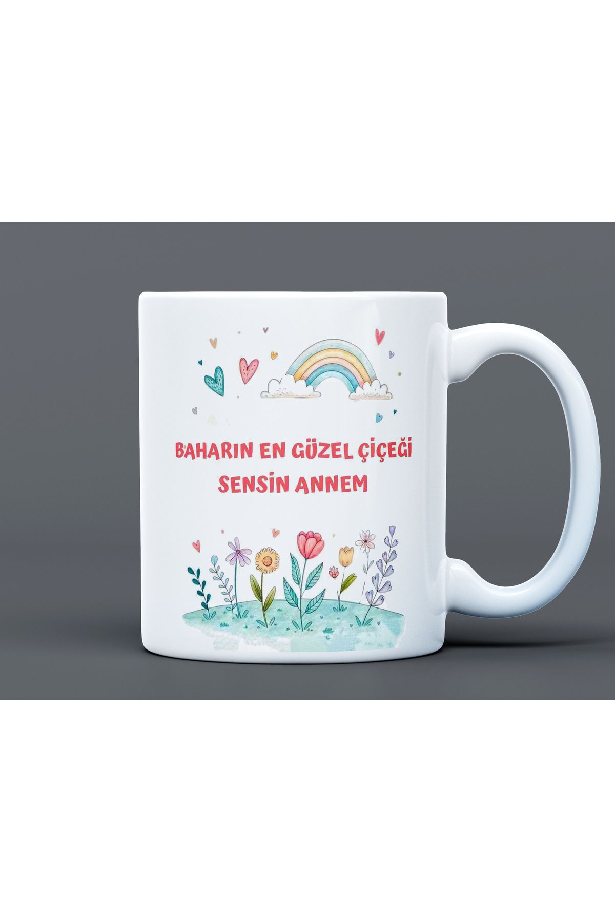 AA Shop Anneler Günü Hediye Büyük Boy Porselen Kupa Bardak