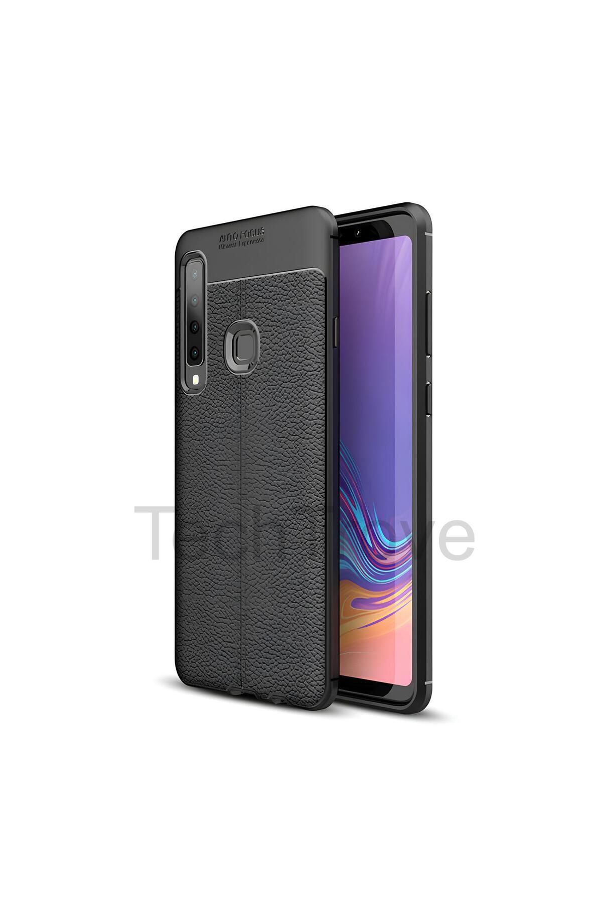 TechTrove Samsung Galaxy A9 2018 Kılıf Deri Extra Korumalı Slikon Kapak