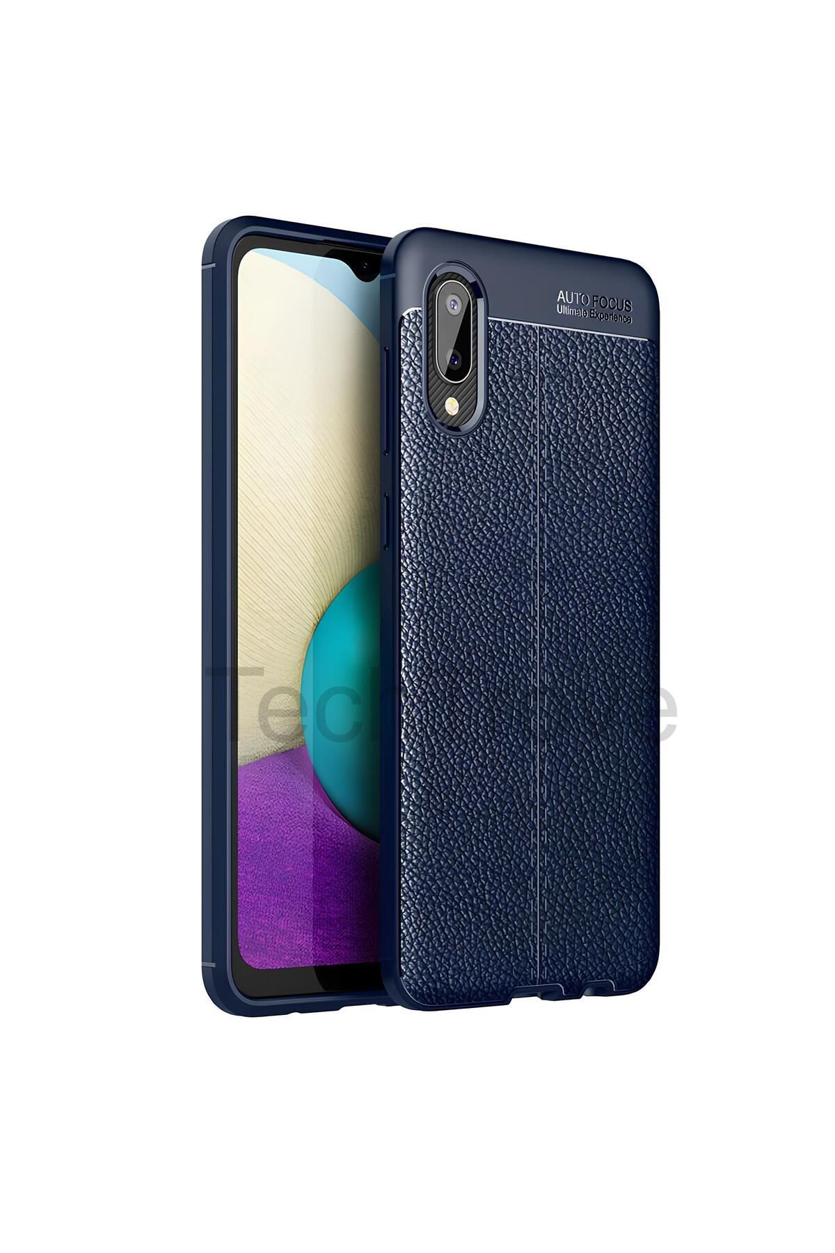 TechTrove Samsung Galaxy A02 Kılıf Deri Extra Korumalı Slikon Kapak