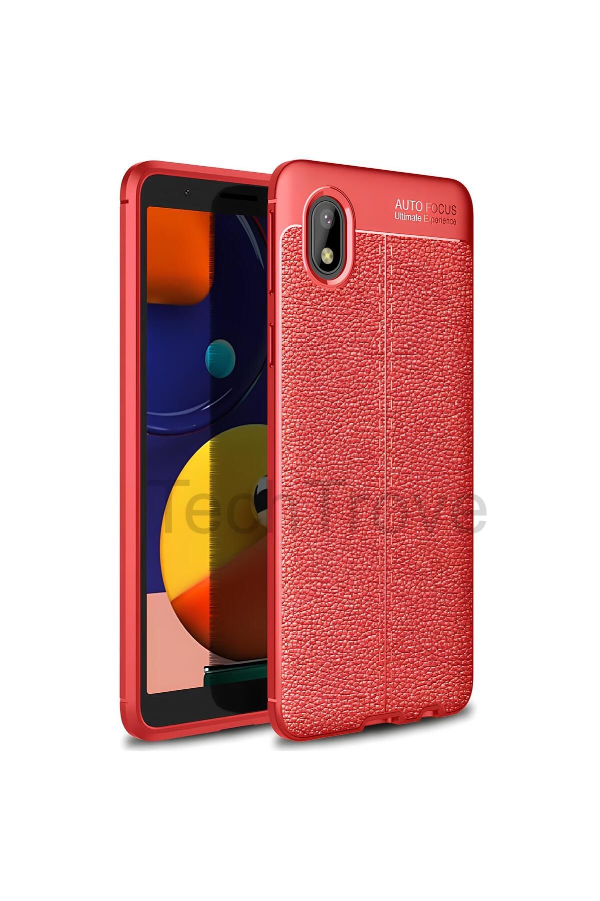 TechTrove Samsung Galaxy A01 Core Kılıf Deri Extra Korumalı Slikon Kapak