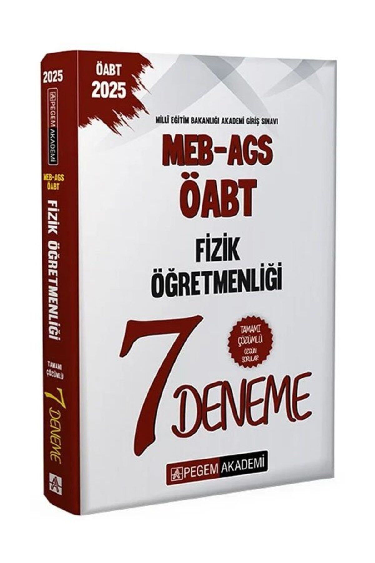Pegem Akademi Yayıncılık Pegem 2025 ÖABT MEB-AGS Fizik Öğretmenliği 7 Deneme