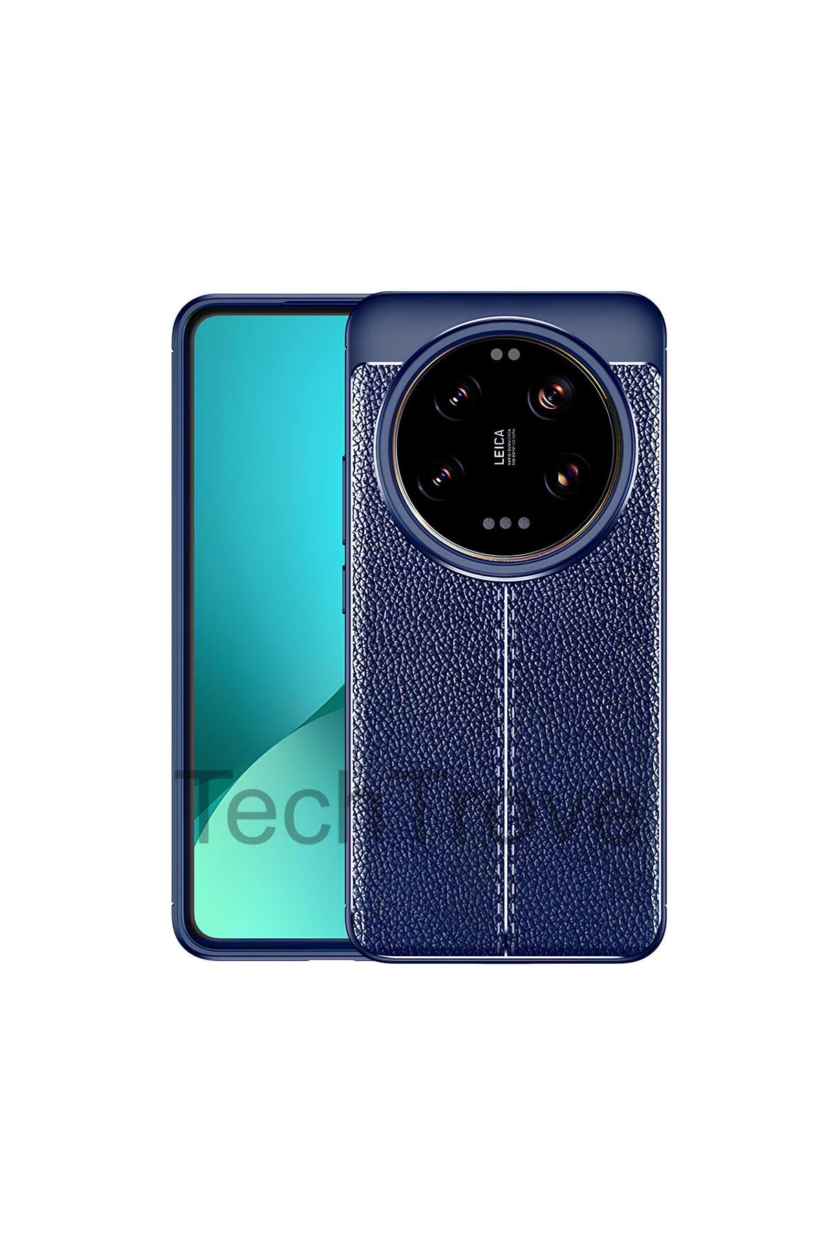 TechTrove Xiaomi Mi 14 Ultra Kılıf Deri Extra Korumalı Slikon Kapak