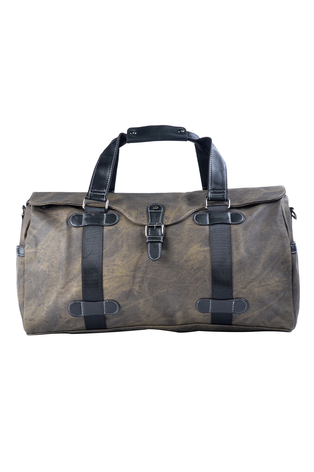 Naimeed Company-Travel bag, for airplane, eco-leather, Naimeed D5414, Companion, Military green, 50x20x30cm 1
