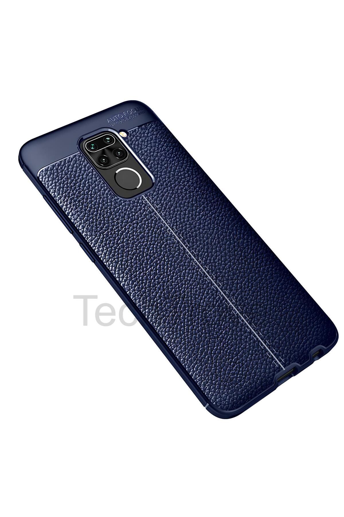 TechTrove Xiaomi Redmi Note 9 Kılıf Deri Extra Korumalı Slikon Kapak