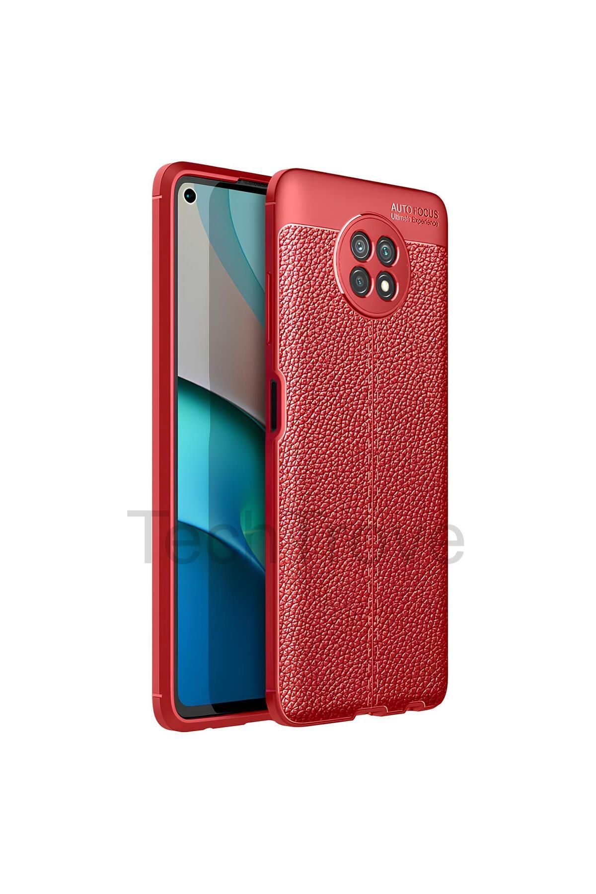 TechTrove Xiaomi Redmi Note 9 5G Kılıf Deri Extra Korumalı Slikon Kapak