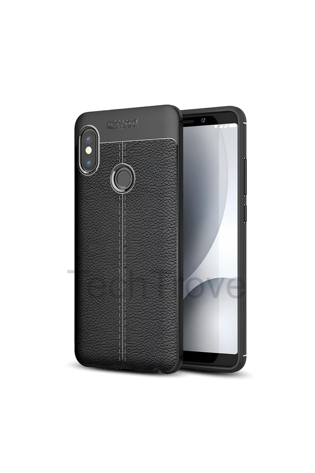 TechTrove Xiaomi Redmi Note 5 Pro Kılıf Deri Extra Korumalı Slikon Kapak