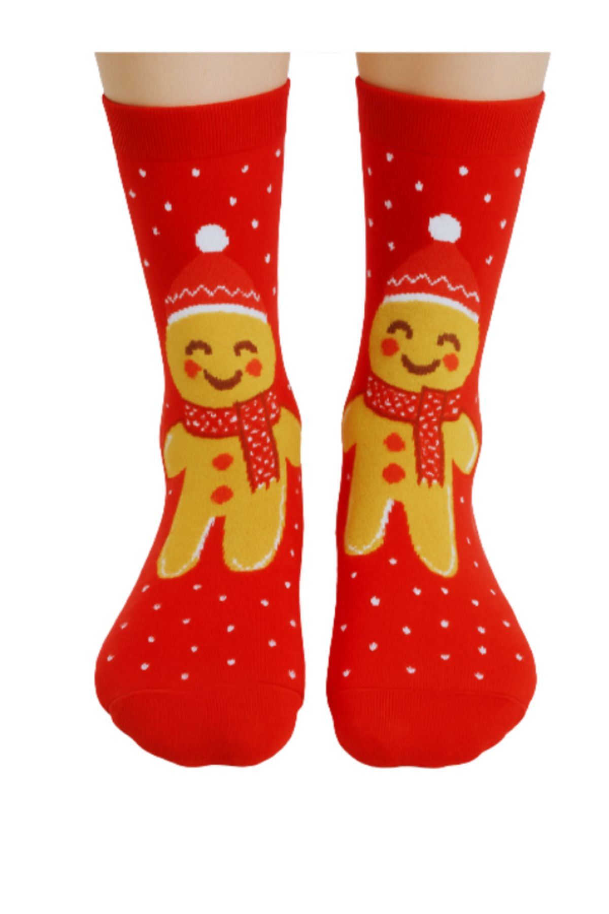 Shuttle Park Özel Seri Happy Renkli Kurabiye Desenli Socks Eğlenceli Rahat Tasarım Tarz Soket Dikişsiz Çoraplar