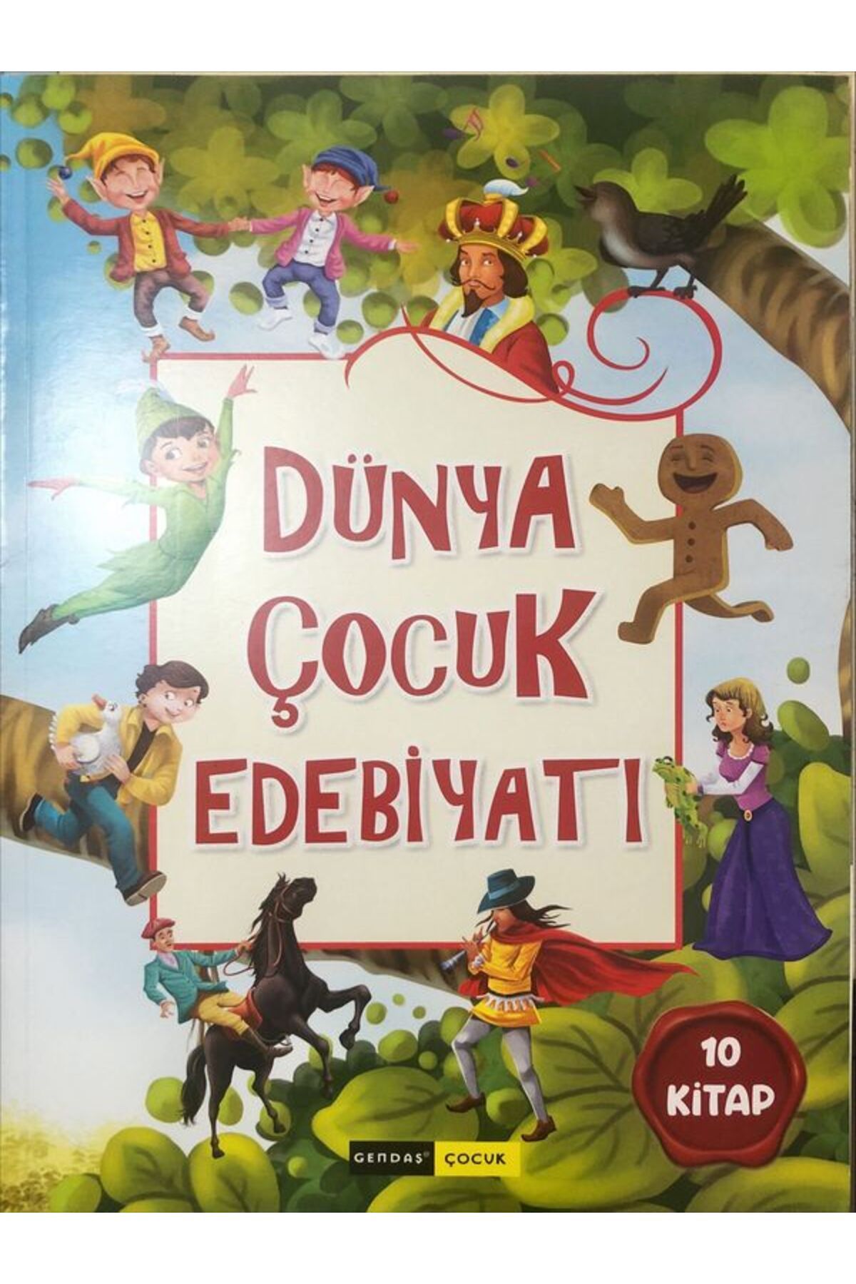 Gendaş Yayınları DÜNYA ÇOCUK EDEBİYATI (RESİMLİ) • 10 KİTAP BİR CİLTTE / TEK KİTAP • (1. - 2. ve 3. SINIFLAR İÇİN)