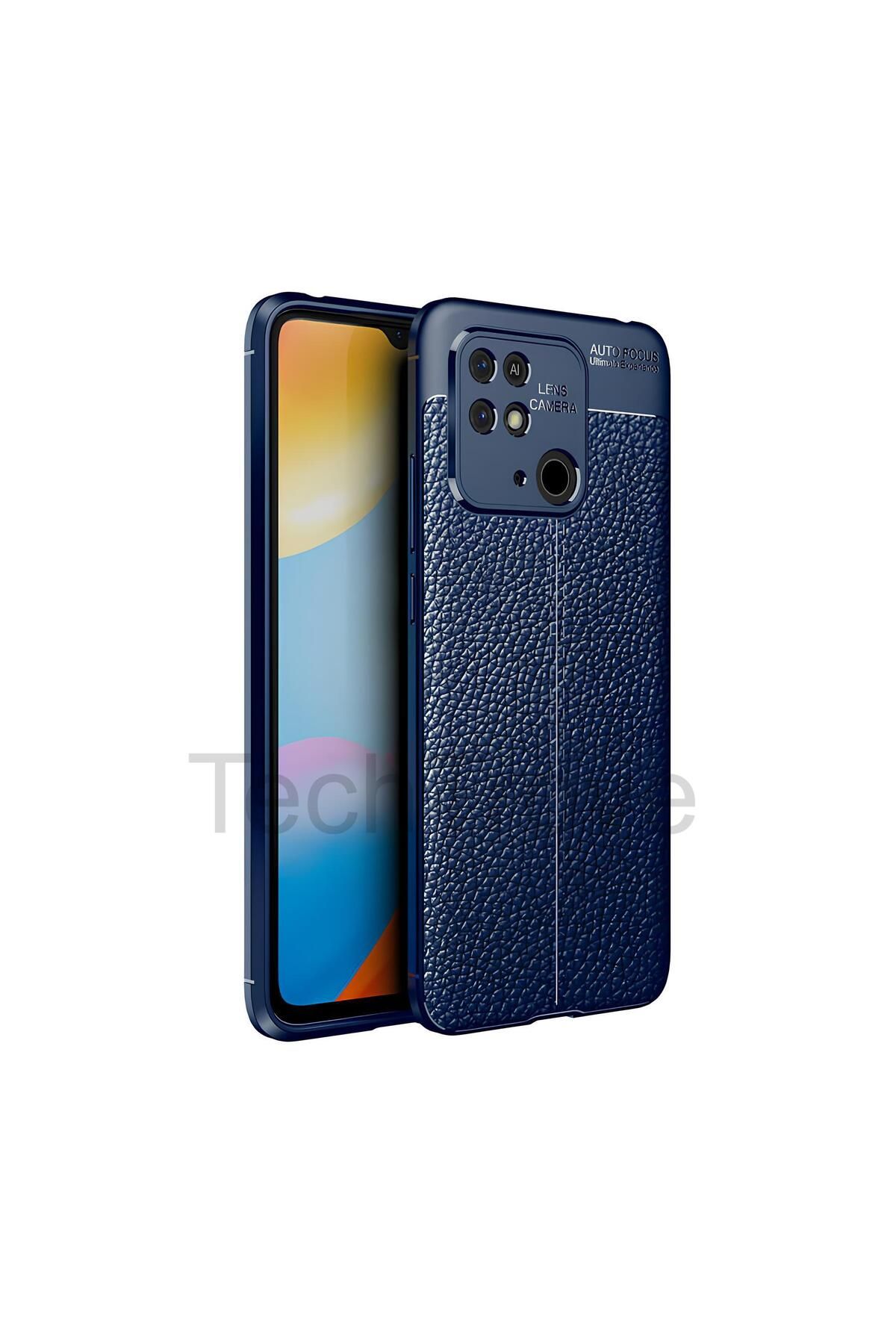 TechTrove Xiaomi Poco C40 Kılıf Deri Extra Korumalı Slikon Kapak