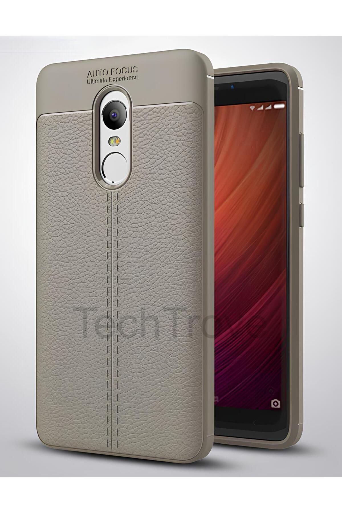 TechTrove Xiaomi Redmi Note 4x Kılıf Deri Extra Korumalı Slikon Kapak