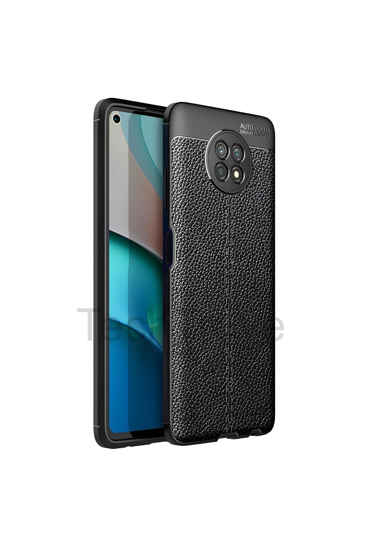 TechTrove Xiaomi Redmi Note 9T Kılıf Deri Extra Korumalı Slikon Kapak