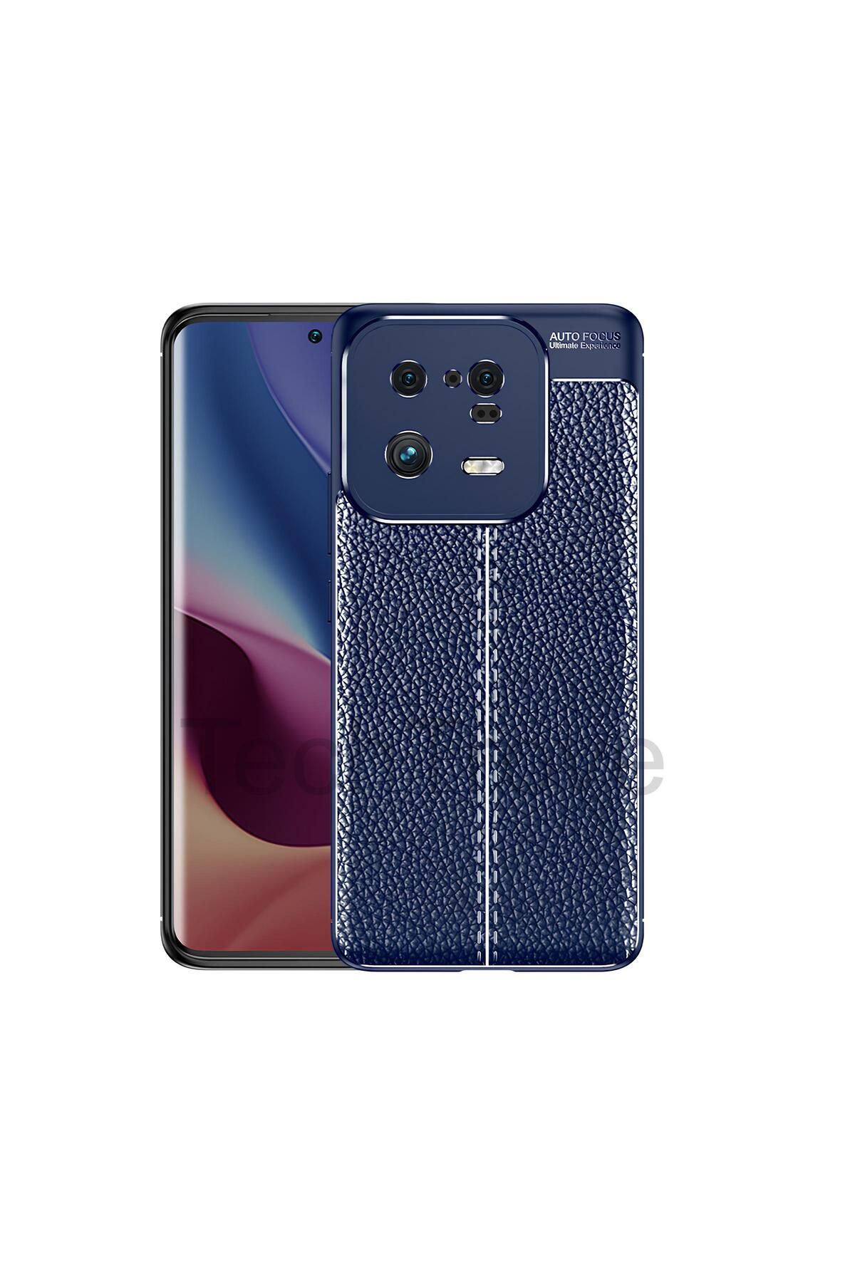 TechTrove Xiaomi Mi 13 Pro Kılıf Deri Extra Korumalı Slikon Kapak