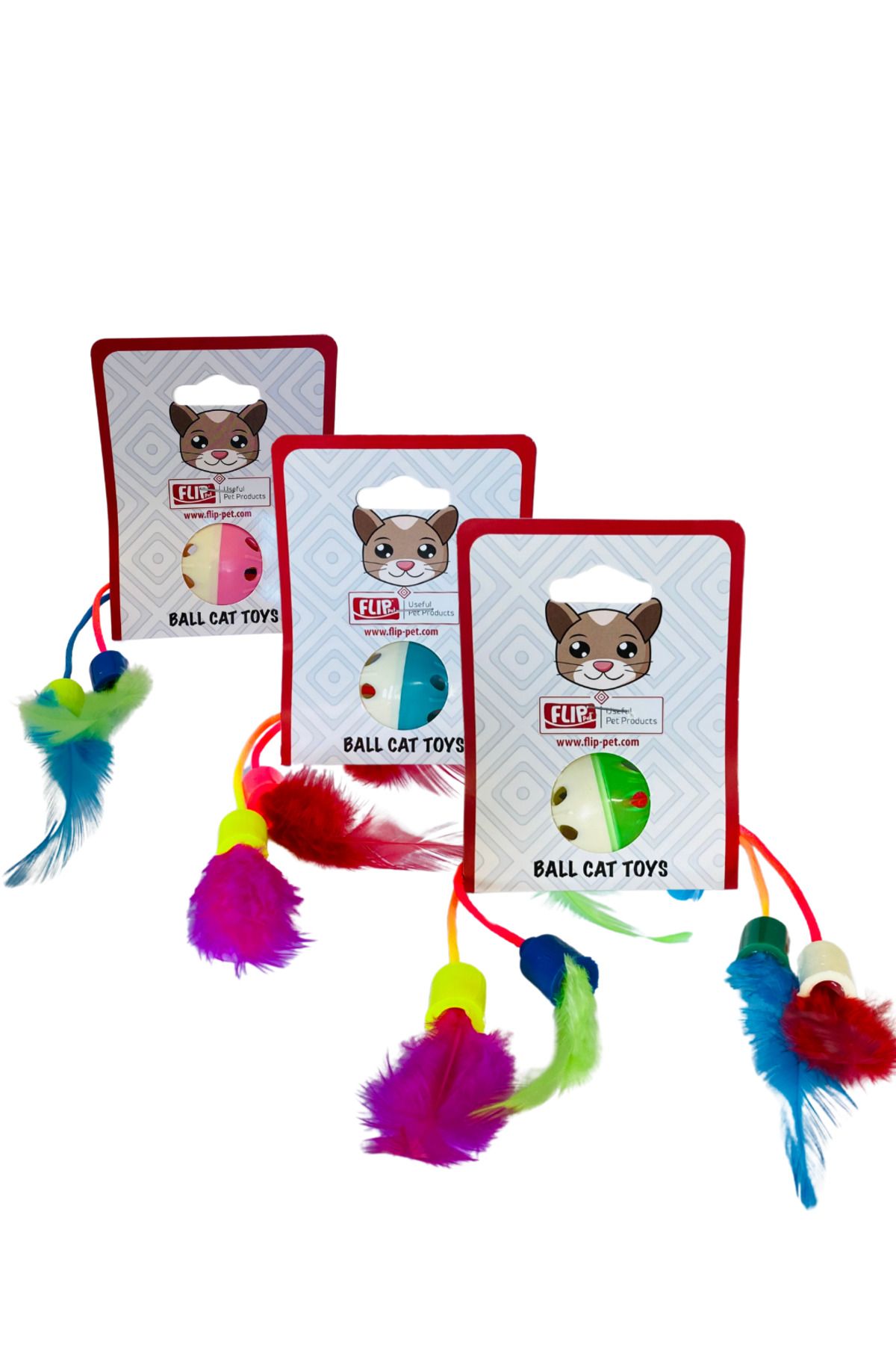 Flip Kedi Tüylü Oyun Topu