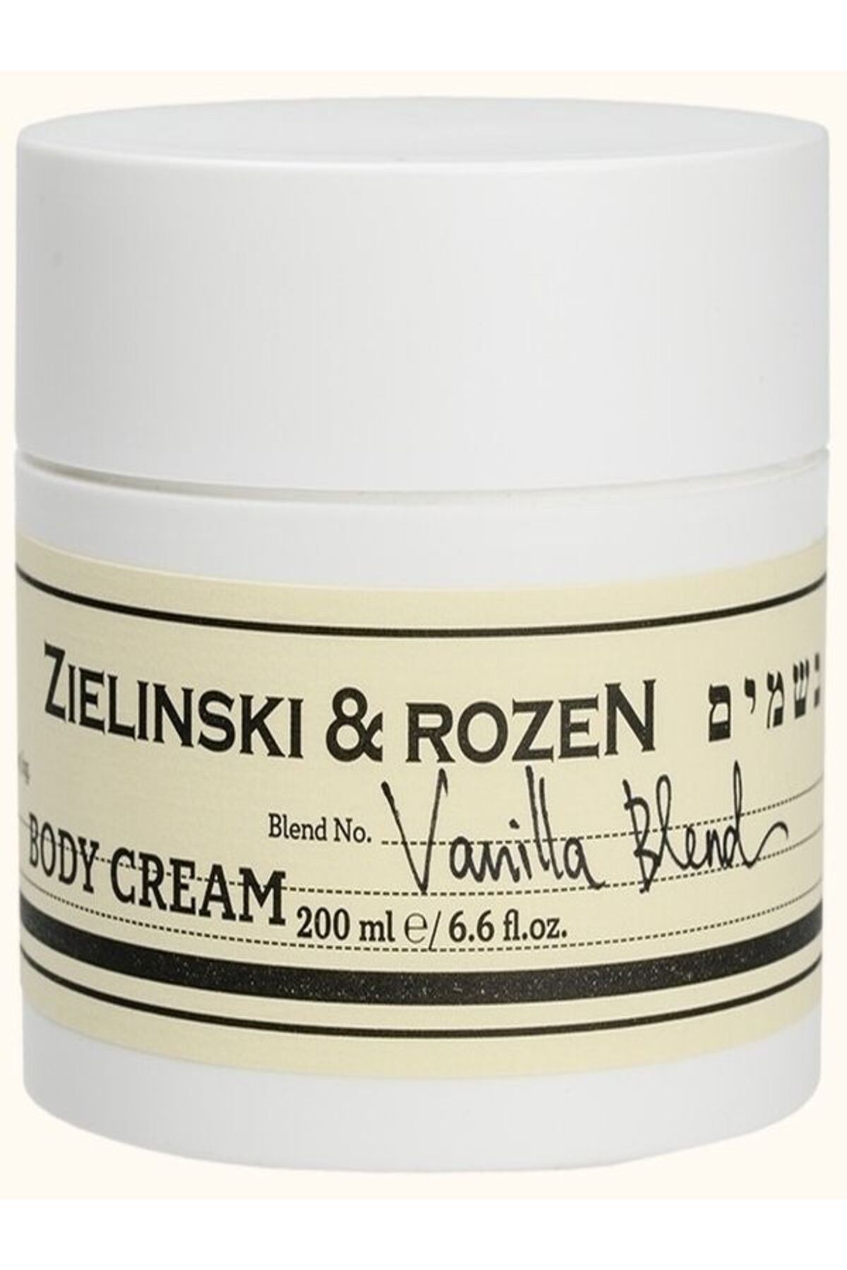 Zielinski & Rozen vanilla blend body cream