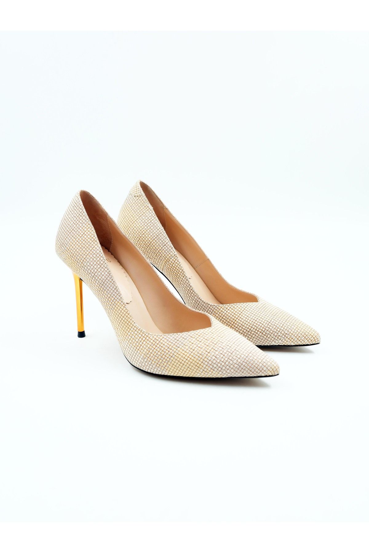 Tenau Kadın Hakiki Deri Stiletto