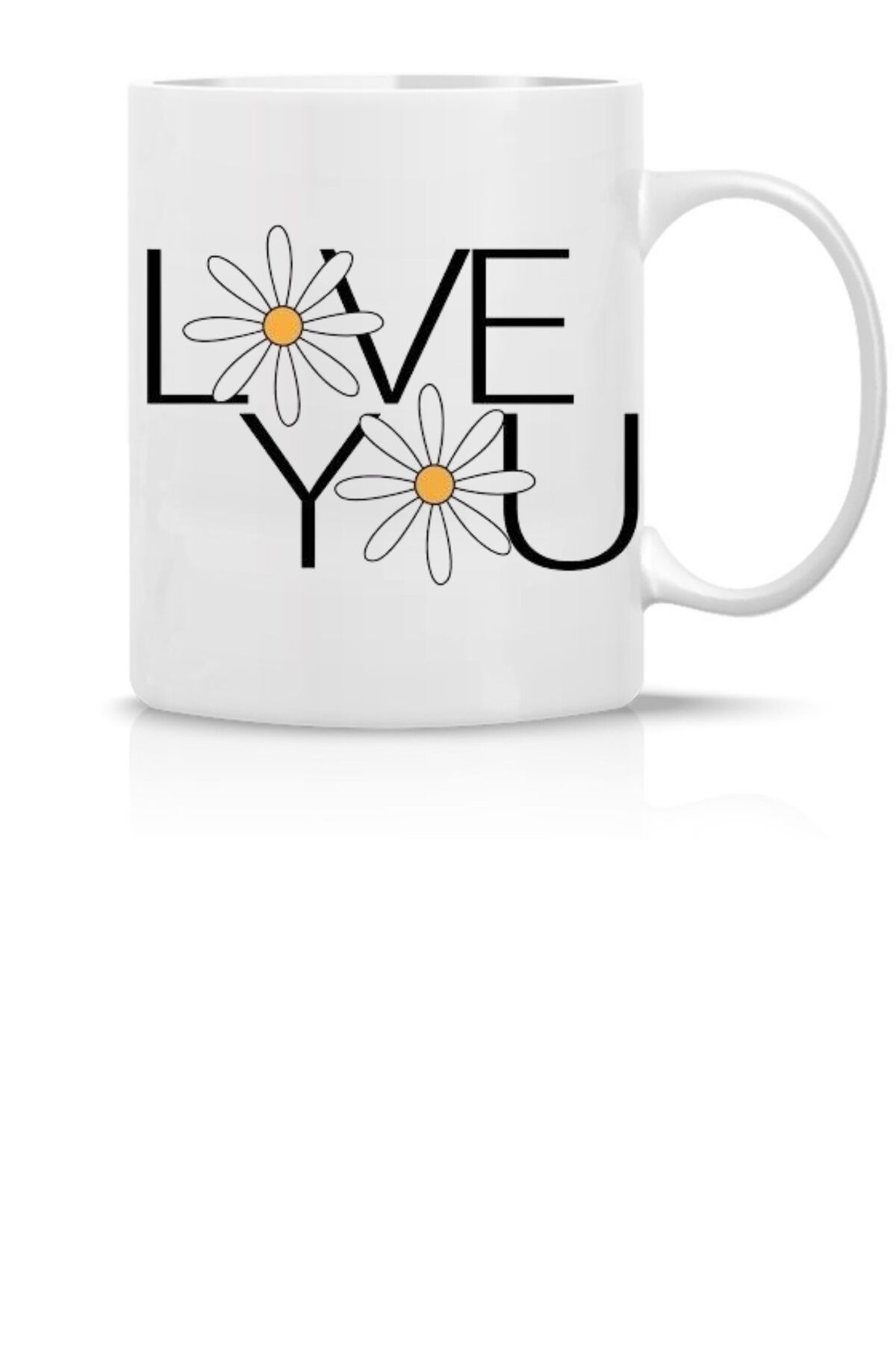 VANİLLA HANDESEVİM LOVE BASKILI KUPA BARDAK