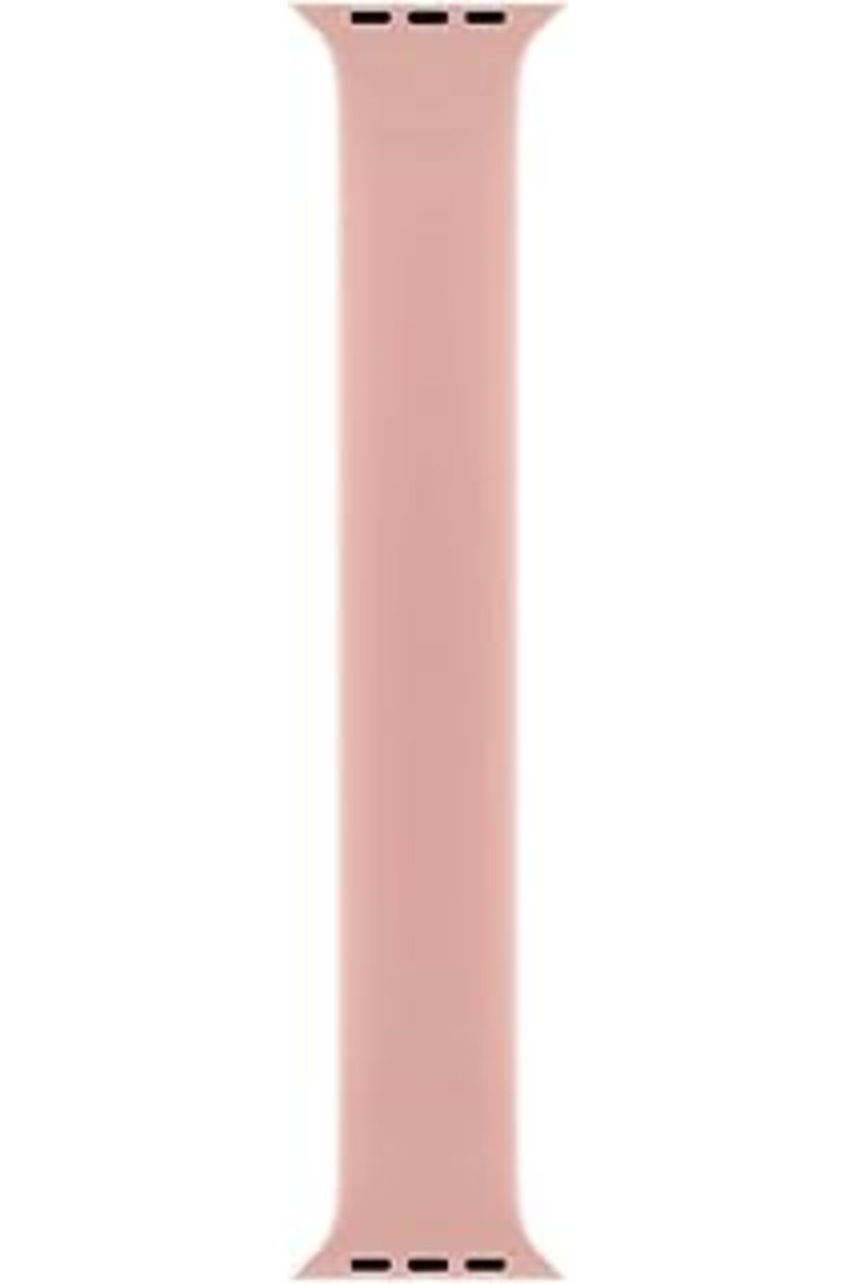 Pazarcan Microsonic Apple Watch Series 5 44Mm Için Kordon, (Large Size, 170Mm) New Solo İlmik Rose Gold