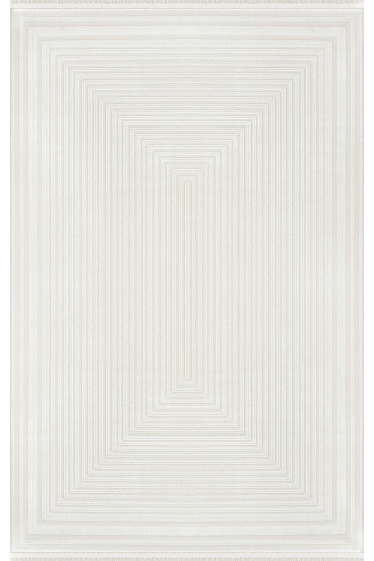 Merinos Arden 72821-060 Beyaz-Ekru Akrilik Salon Oturma Odası Halı Yolluk