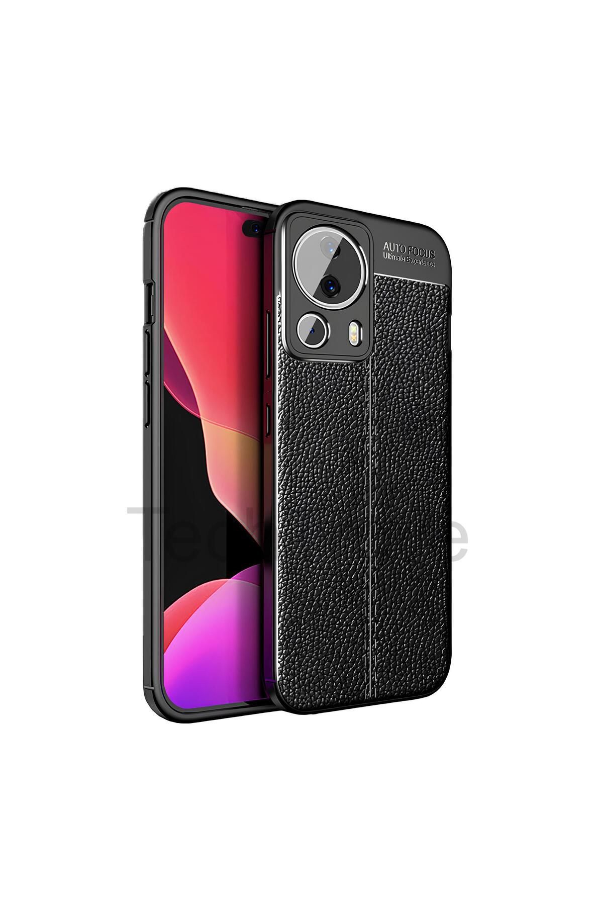TechTrove Xiaomi Mi 13 Lite Kılıf Deri Extra Korumalı Slikon Kapak
