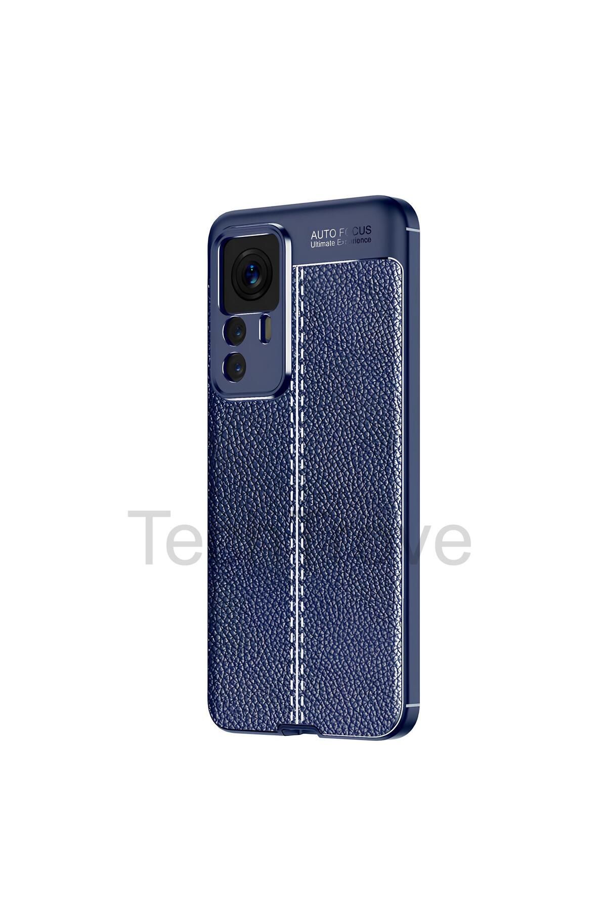 TechTrove Xiaomi Mi 12T Pro Kılıf Deri Extra Korumalı Slikon Kapak