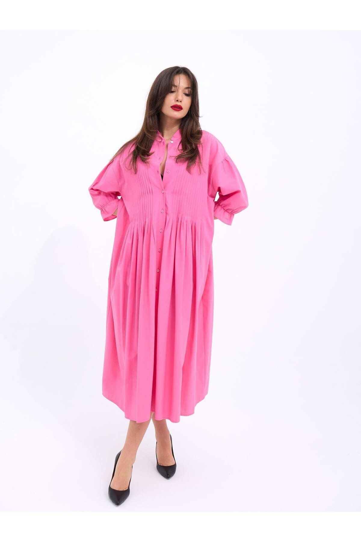 anizmir 5865 ELBİSE-PEMBE